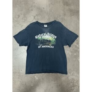 Vintage 90s Natural Bridge of Arkansas T-Shirt Made in USA Size L